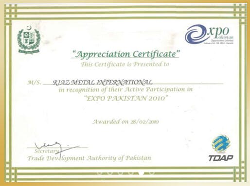 Certificates of Appriciation - CherryPot