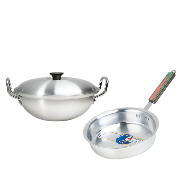 28CM Candy Wok and 24CM Frying Pan