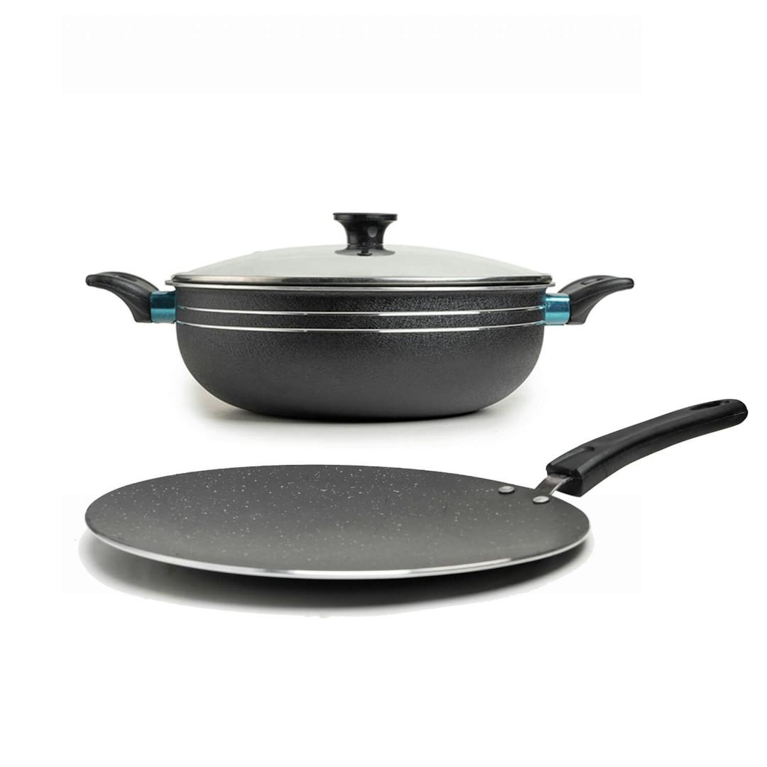 Nonstick Wok 28CM and 30CM Griddle