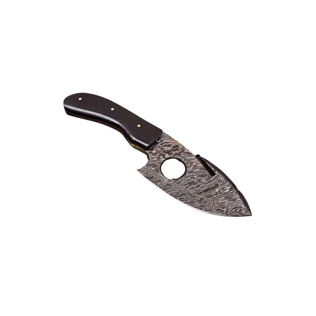 Gut tuck Skinner Knife Blade Damascus 4 inch