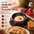 Non-Stick Mini Egg Frying Pan – 16cm (4 Colours) – view 3 | Cherrypot cookware Pakistan