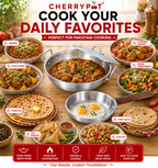 Metal Finish Bundle – 30cm Round Wok + 24cm Frying Pan – view 3 | Cherrypot cookware Pakistan
