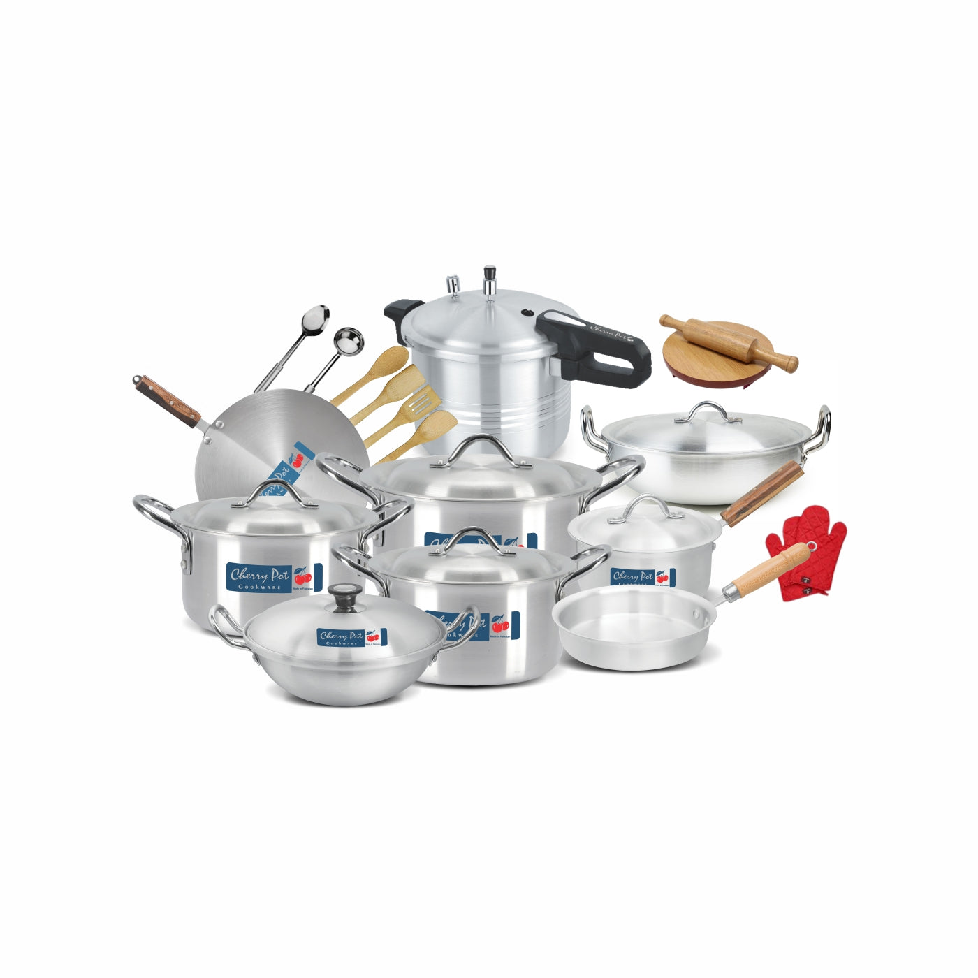 Bandhan Jumbo Marriage Gift Set – 25 Pieces Complete Kitchen | Cherrypot cookware Pakistan