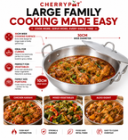 Metal Finish Bundle – 30cm Round Wok + 24cm Frying Pan – view 5 | Cherrypot cookware Pakistan