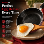 Non-Stick Mini Egg Frying Pan – 16cm (4 Colours) – view 4 | Cherrypot cookware Pakistan