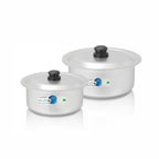 Dull Finish Heavy Gauge Casserole – 7 inch to 16 inch (2L to 20L) | Cherrypot cookware Pakistan