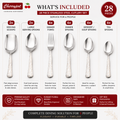 Stainless Steel Cutlery Set - 28 Pieces, Gift-Boxed (Service for 6) - Cherrypot cookware, Pakistan