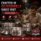United Opal Heavy-Duty Metal Finish Set – 8 Pieces (26cm to 33cm) – view 6 | Cherrypot cookware Pakistan