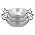 Baby Wok Set Metal Finish – 3 Pieces (18cm, 20cm, 22cm) – view 7 | Cherrypot cookware Pakistan