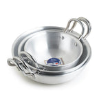Baby Wok Set with Lids Metal Finish – 6 Pieces (18cm, 20cm, 22cm + Lids) – view 8 | Cherrypot cookware Pakistan