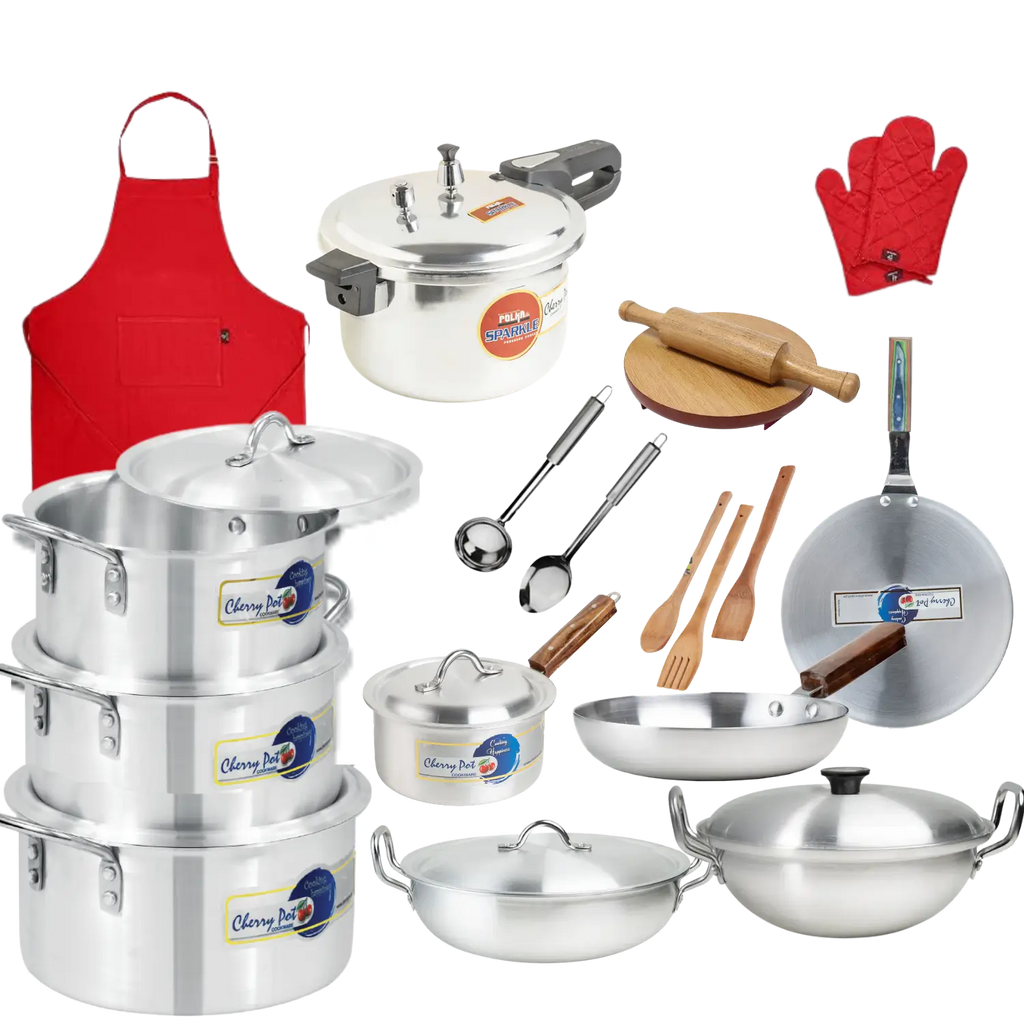Bandhan Jumbo Marriage Gift Set – 25 Pieces Complete Kitchen – main product photo | Cherrypot cookware Pakistan