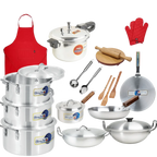 Bandhan Jumbo Marriage Gift Set – 25 Pieces Complete Kitchen – main product photo | Cherrypot cookware Pakistan