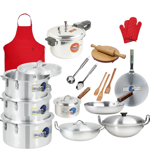 Bandhan Jumbo Marriage Gift Set – 25 Pieces Complete Kitchen – main product photo | Cherrypot cookware Pakistan