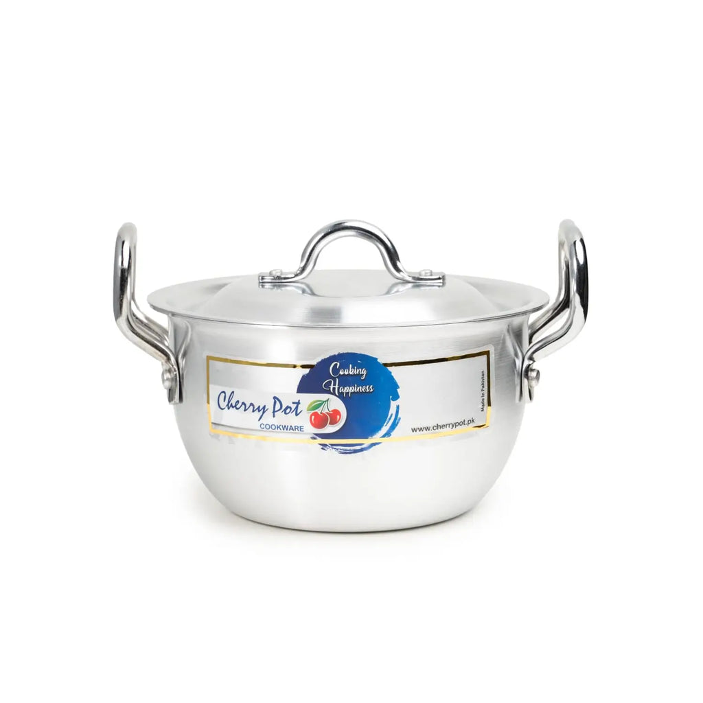 Blossom Metal Finish Casserole with Lid – 18cm to 28cm (2L to 8L) – view 6 | Cherrypot cookware Pakistan