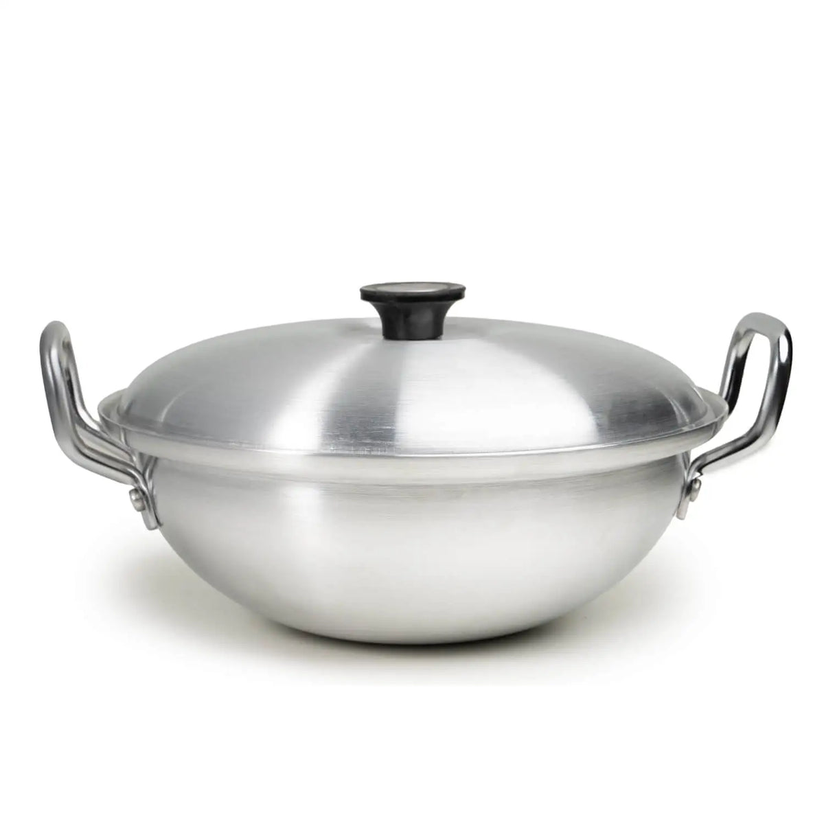 Candy Wok Metal Finish with Lid – 26cm & 28cm | Cherrypot cookware Pakistan