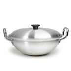 Metal Finish Bundle – 28cm Candy Wok + 30cm Griddle | Cherrypot cookware Pakistan