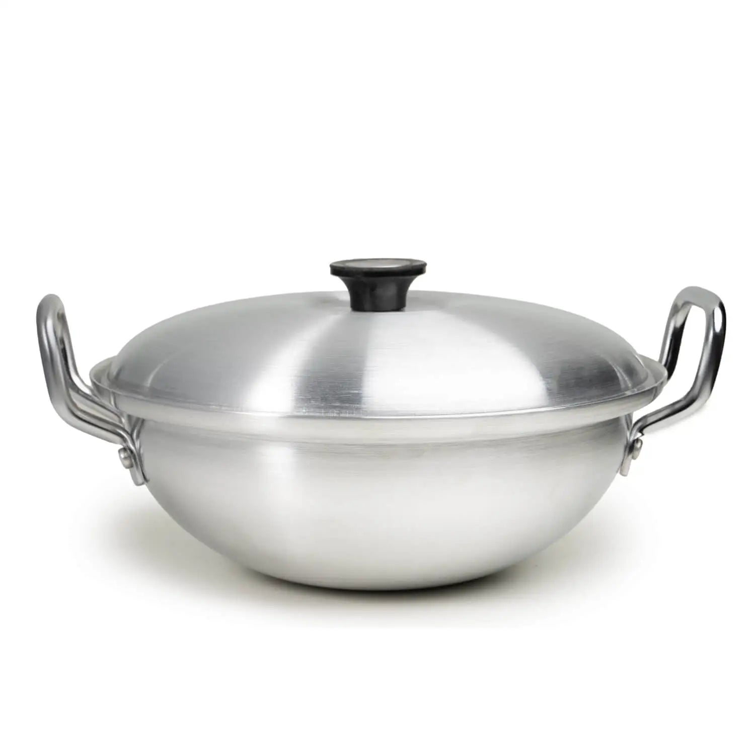 Metal Finish Bundle – 28cm Candy Wok + 30cm Griddle | Cherrypot cookware Pakistan