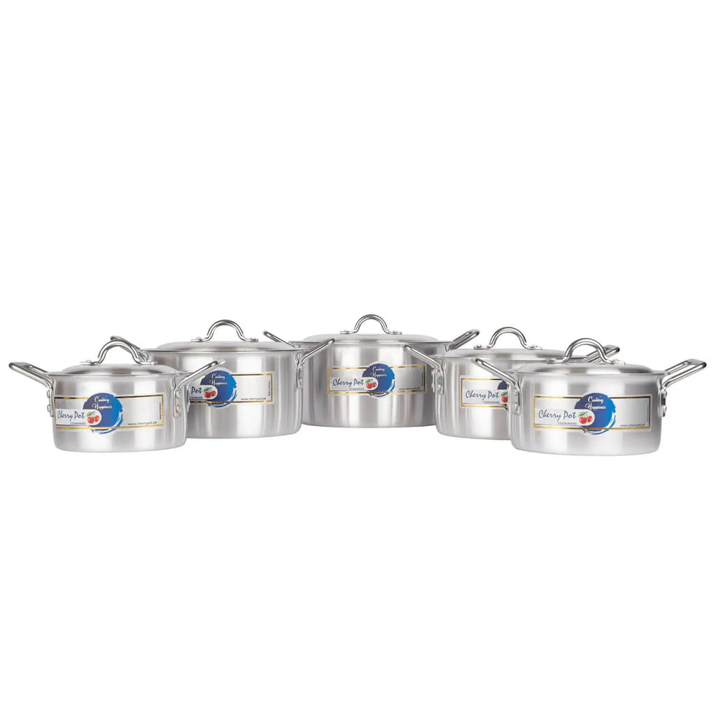 Cherry Smart Metal Finish Set – 10 Pieces (18cm to 28cm) – view 7 | Cherrypot cookware Pakistan
