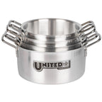 United Opal Heavy-Duty Metal Finish Set – 8 Pieces (26cm to 33cm) | Cherrypot cookware Pakistan