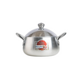 Crystal Belly Metal Finish Casserole – 16cm to 25.5cm (2L to 6L) – view 6 | Cherrypot cookware Pakistan