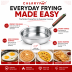 Metal Finish Bundle – 28cm Candy Wok + 24cm Frying Pan – view 3 | Cherrypot cookware Pakistan