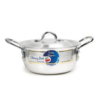 Max Metal Finish Casserole with Lid – 18cm to 28cm (2L to 8L) – view 7 | Cherrypot cookware Pakistan