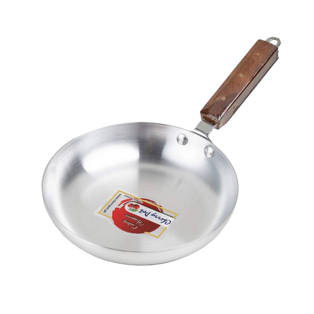 Metal Finish Round Frying Pan – 22cm to 30cm – view 7 | Cherrypot cookware Pakistan