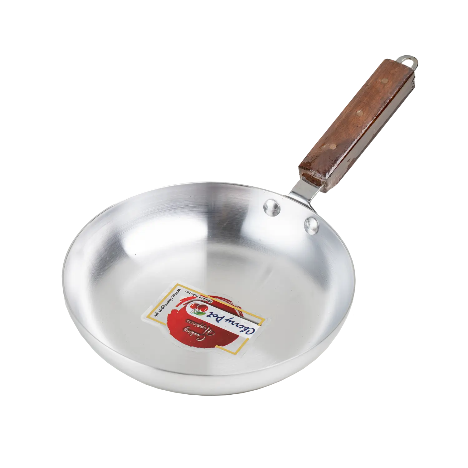 Metal Finish Round Frying Pan – 22cm to 30cm – view 7 | Cherrypot cookware Pakistan
