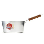Metal Finish Milk Pan with Pouring Spout – 16cm to 22cm – view 7 | Cherrypot cookware Pakistan