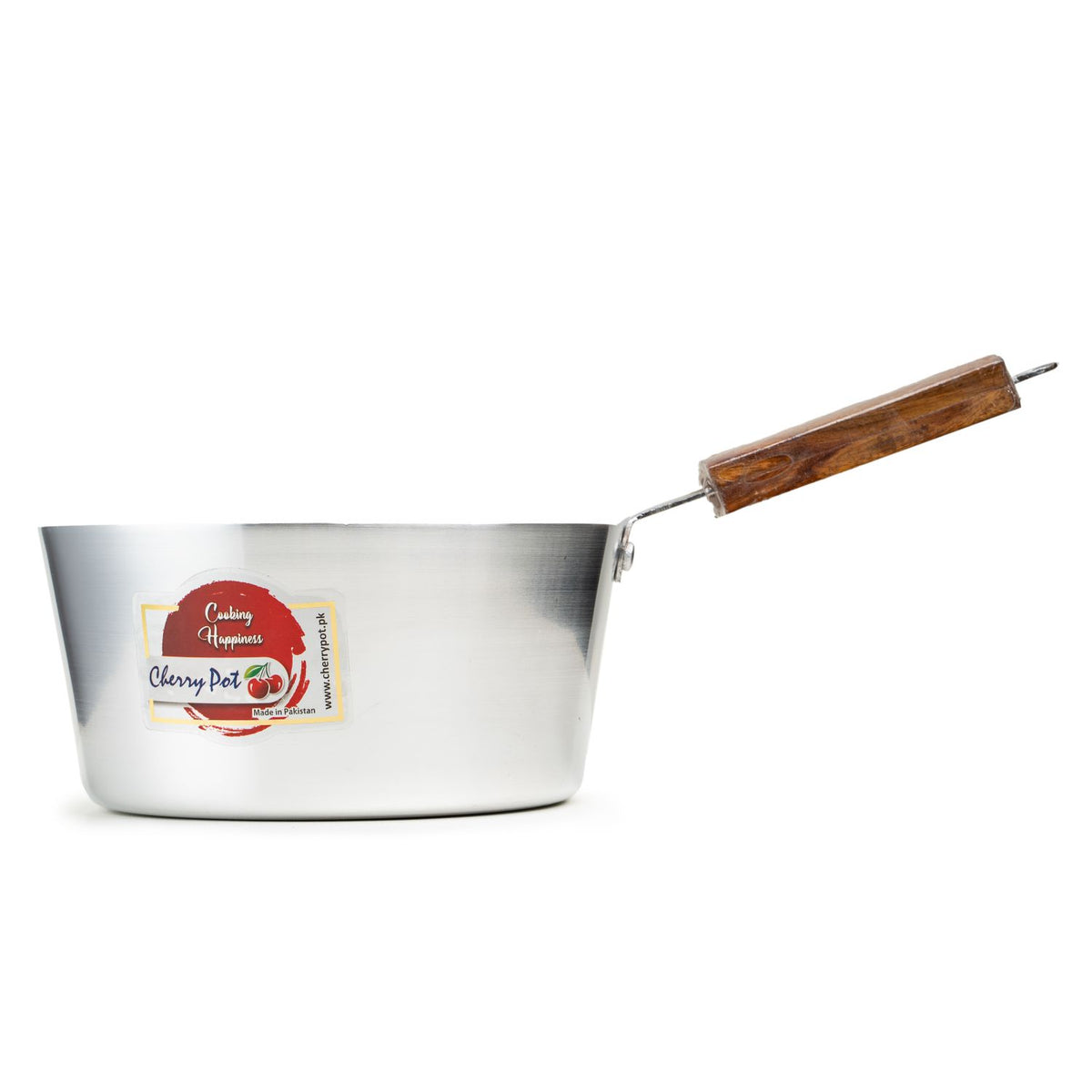 Metal Finish Milk Pan with Pouring Spout – 16cm to 22cm – view 7 | Cherrypot cookware Pakistan