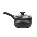 Non-Stick Saucepan with Glass Lid – 18cm (2L) | Simple & Forging | Cherrypot cookware Pakistan