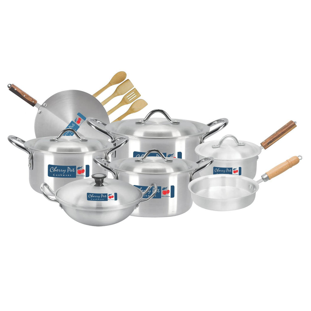 Sada Bahaar Gift Pack – 16 Pieces Metal Finish | Cherrypot cookware Pakistan