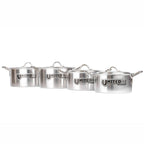 United Opal Heavy-Duty Metal Finish Set – 8 Pieces (26cm to 33cm) | Cherrypot cookware Pakistan