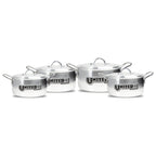 United Pearl Set – 8 Pieces Heavy Metal Finish (30cm to 39cm) | Cherrypot cookware Pakistan
