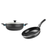 Non Stick Wok 28CM and Nonstick Frying Pan 24CM